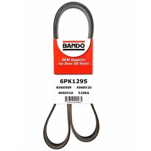 BANDO Rib Ace™ V-Ribbed OEM Quality Serpentine Belt for 1999 Ford Escort - 6PK1295