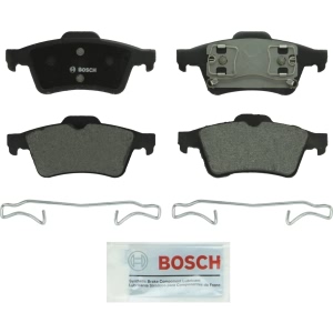 Bosch QuietCast™ Premium Organic Rear Disc Brake Pads for 2005 Mazda 3 - BP973