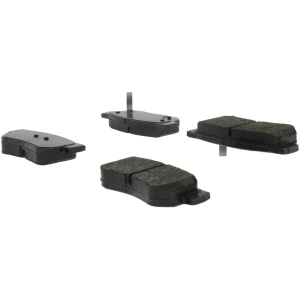 Centric Posi Quiet™ Extended Wear Semi-Metallic Rear Disc Brake Pads for 2005 Kia Amanti - 106.08130