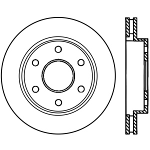 Centric Premium™ Brake Rotor for 2003 Chevrolet Tahoe - 125.66040