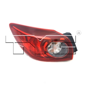 TYC Driver Side Outer Replacement Tail Light for 2014 Mazda 3 - 11-6660-00