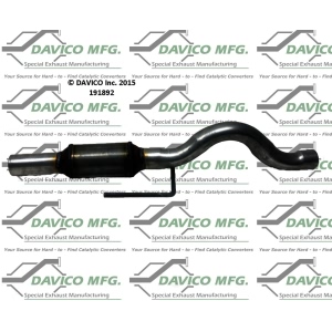 Davico Direct Fit Catalytic Converter and Pipe Assembly for 2002 Dodge Dakota - 191892