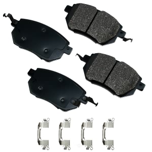 Akebono Pro-ACT™ Ultra-Premium Ceramic Front Disc Brake Pads for 2005 Infiniti FX45 - ACT969A