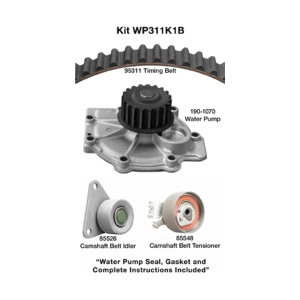 Dayco Timing Belt Kit With Water Pump for 2004 Volvo S60 - WP311K1B