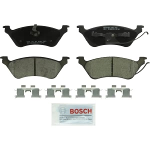 Bosch QuietCast™ Premium Ceramic Rear Disc Brake Pads for 2003 Chrysler Voyager - BC858