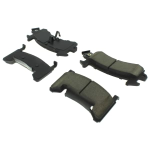 Centric Posi Quiet™ Semi-Metallic Front Disc Brake Pads for 1986 Pontiac Firebird - 104.01540