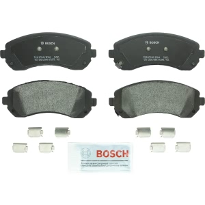 Bosch QuietCast™ Premium Organic Front Disc Brake Pads for 2003 Oldsmobile Silhouette - BP844