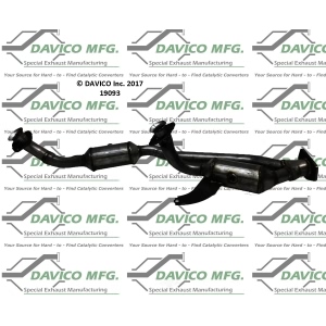 Davico Direct Fit Catalytic Converter and Pipe Assembly for 2003 Ford Windstar - 19093