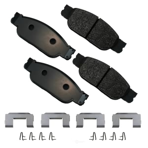 Akebono EURO™ Ultra-Premium Ceramic Front Disc Brake Pads for 2002 Ford Thunderbird - EUR805