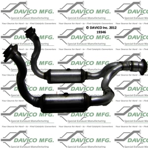 Davico Direct Fit Catalytic Converter and Pipe Assembly for 2008 Ford F-250 Super Duty - 19346