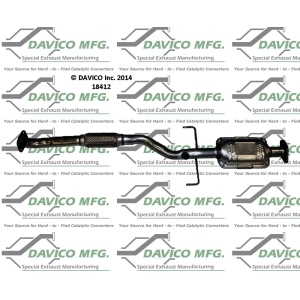 Davico Direct Fit Catalytic Converter and Pipe Assembly for 2001 Mitsubishi Galant - 18412