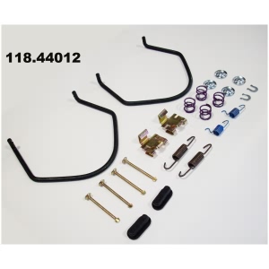 Centric Rear Drum Brake Hardware Kit for Toyota - 118.44012