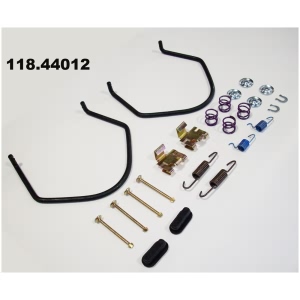 Centric Rear Drum Brake Hardware Kit for Toyota Paseo - 118.44012
