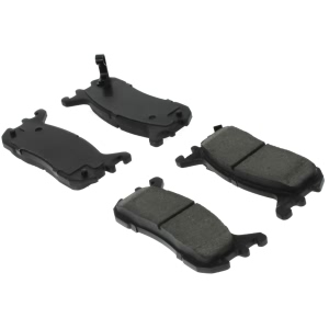 Centric Posi Quiet™ Ceramic Rear Disc Brake Pads for 1997 Mercury Tracer - 105.06360