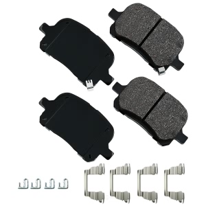 Akebono Pro-ACT™ Ultra-Premium Ceramic Front Disc Brake Pads for 1998 Toyota Camry - ACT707A