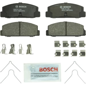 Bosch QuietCast™ Premium Organic Rear Disc Brake Pads for 2004 Mazda 6 - BP332