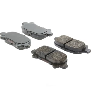 Centric Posi Quiet™ Extended Wear Semi-Metallic Rear Disc Brake Pads for 2005 Toyota Avalon - 106.08280