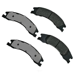 Akebono Pro-ACT™ Ultra-Premium Ceramic Rear Disc Brake Pads for 2013 Ford E-350 Super Duty - ACT1329