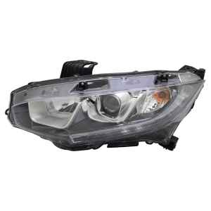 TYC Driver Side Replacement Headlight for 2017 Honda Civic - 20-9778-00-9
