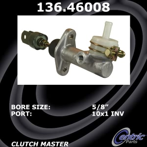 Centric Premium Clutch Master Cylinder for Plymouth Colt - 136.46008