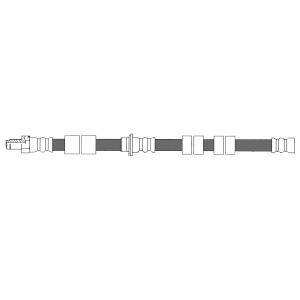 Centric Front Brake Hose for BMW X5 - 150.34022