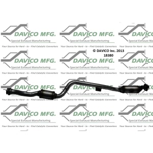 Davico Direct Fit Catalytic Converter and Pipe Assembly for Mercedes-Benz CLS550 - 18380