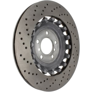 Centric SportStop Drilled 1-Piece Rear Passenger Side Brake Rotor for 2018 BMW M6 - 128.34153