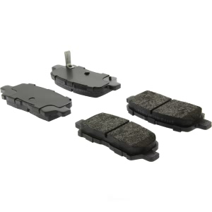 Centric Posi Quiet™ Extended Wear Semi-Metallic Rear Disc Brake Pads for 2007 Buick LaCrosse - 106.09990