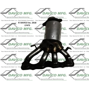 Davico Exhaust Manifold with Integrated Catalytic Converter for Mitsubishi Outlander Sport - 17475