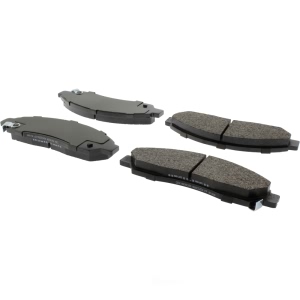Centric Posi Quiet™ Extended Wear Semi-Metallic Front Disc Brake Pads for 2008 GMC Canyon - 106.10390