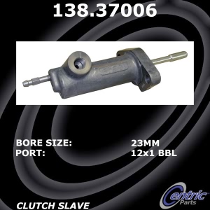 Centric Premium™ Clutch Slave Cylinder for Porsche - 138.37006