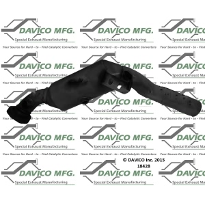 Davico Direct Fit Catalytic Converter for Mercedes-Benz C300 - 18428