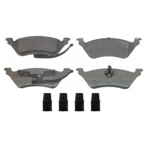 Wagner ThermoQuiet Semi-Metallic Disc Brake Pad Set for 2005 Dodge Caravan - MX858