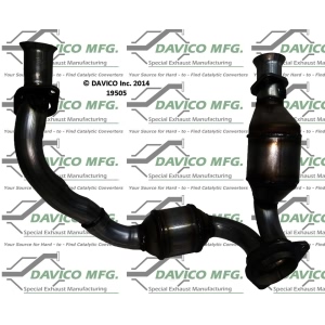 Davico Direct Fit Catalytic Converter and Pipe Assembly for 1998 Ford Ranger - 19505