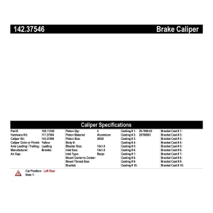 Centric Posi Quiet™ Loaded Brake Caliper for 2018 Porsche 718 Boxster - 142.37546