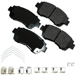 Akebono Pro-ACT™ Ultra-Premium Ceramic Front Disc Brake Pads for 2000 Toyota Camry - ACT476B