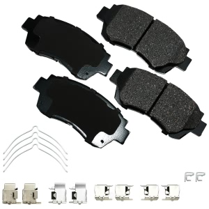 Akebono Pro-ACT™ Ultra-Premium Ceramic Front Disc Brake Pads for 1998 Toyota Sienna - ACT476B