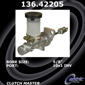 Centric Premium Clutch Master Cylinder for 1996 Nissan 300ZX - 136.42205