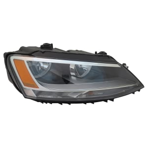 TYC Passenger Side Replacement Headlight for 2014 Volkswagen Jetta - 20-12561-00-9