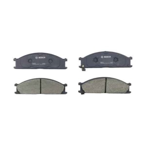 Bosch QuietCast™ Premium Organic Front Disc Brake Pads for 1996 Nissan Pickup - BP333