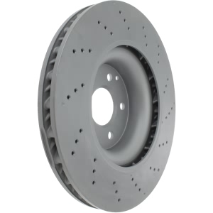 Centric SportStop Drilled 1-Piece Front Brake Rotor for Mercedes-Benz SLK350 - 128.35132