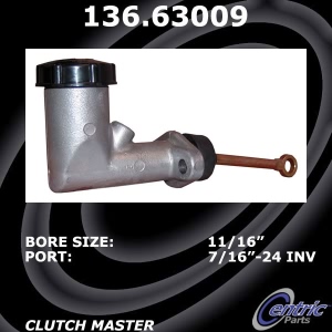 Centric Premium Clutch Master Cylinder for Jeep Cherokee - 136.63009