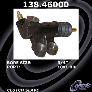 Centric Premium Clutch Slave Cylinder for 1988 Chrysler Conquest - 138.46000