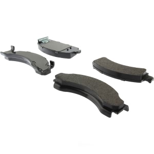 Centric Posi Quiet™ Extended Wear Semi-Metallic Front Disc Brake Pads for 1989 GMC R3500 - 106.05430