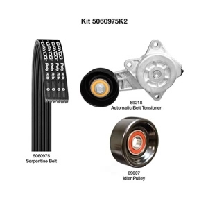 Dayco Serpentine Belt Kit for Ford Crown Victoria - 5060975K2
