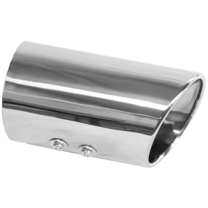 Walker Steel Passenger Side Round Angle Cut Bolt On Chrome Exhaust Tip for Chrysler - 36400