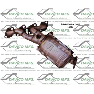 Davico Exhaust Manifold with Integrated Catalytic Converter for 1999 Nissan Frontier - 18224