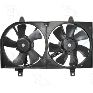 Four Seasons Dual Radiator And Condenser Fan Assembly for 2001 Nissan Sentra - 75299