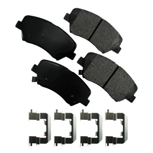 Akebono Pro-ACT™ Ultra-Premium Ceramic Front Disc Brake Pads for 2011 Kia Sorento - ACT1543