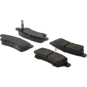 Centric Posi Quiet™ Extended Wear Semi-Metallic Rear Disc Brake Pads for 2012 Suzuki Equator - 106.11000